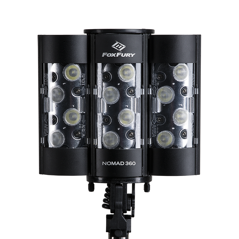 FoxFury Nomad 360® Portable 8,800 Lumen LED Scene Light and Area-Spot Light