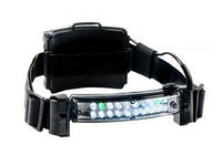 FoxFury Command LoPro White & Green LED Headlamp/Fire Helmet Light