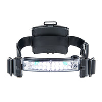 FoxFury Command LoPro White & Green LED Headlamp/Fire Helmet Light