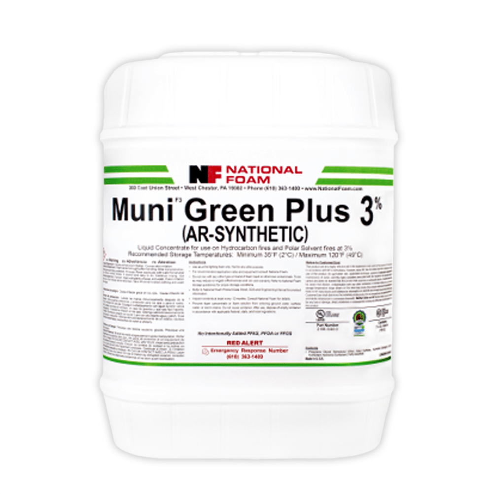 Muni F3 Green Plus 3% - A - B - Without PFAS - National Foam