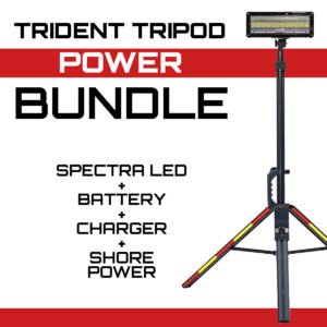 Command Light T40 Tripod - 220W Akron Revel XL LED, light and battery - Command Light
