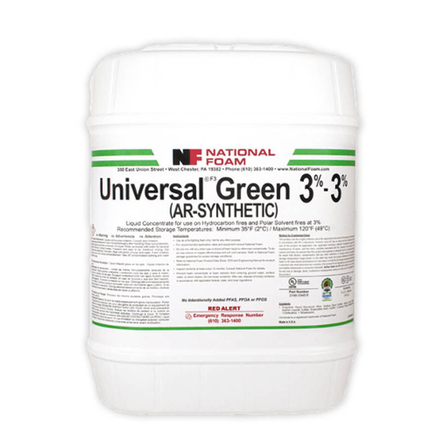 Universal F3 Green 3% - 3% - Without PFAS - National Foam
