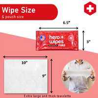 DWI Hero Wipes® Extra Large Body - Carton of 12 Wipes 48 ct Flow Pack