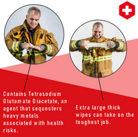 DWI Hero Wipes® Extra Large Body - Carton of 12 Wipes 48 ct Flow Pack