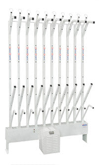 Williams WS5 Wall Mount Bunker Gear Dryer: 5 Station Gloves, Coat, Pants & Boots